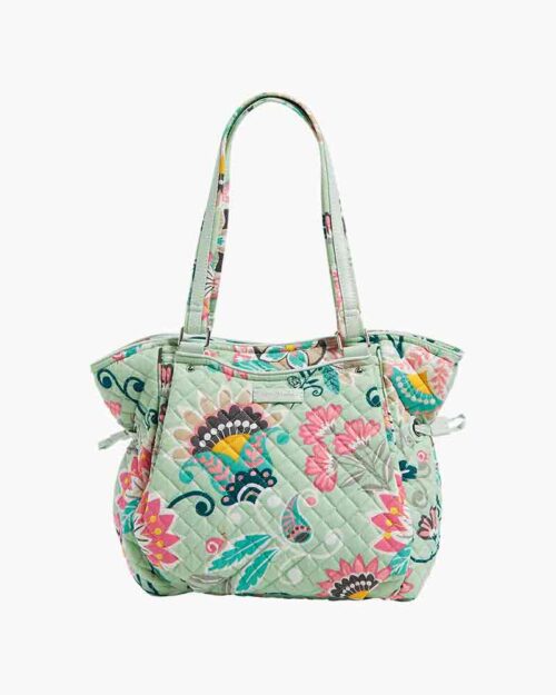 Vera Bradley Iconic Glenna Satchel in Mini Flowers