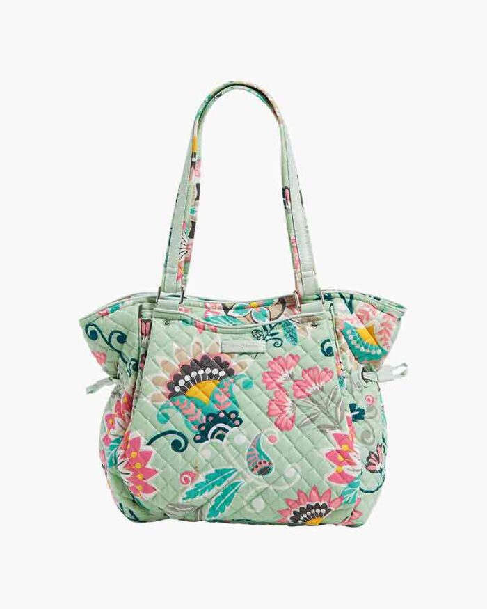 Vera Bradley Iconic Glenna Satchel in Mini Flowers