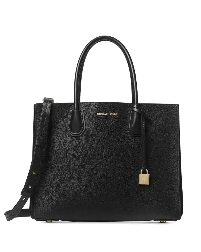 MICHAEL Michael Kors Mercer Accordion Pebble Leather Tote