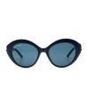 Balenciaga BB0133 S-004 Blue/Silver Sunglasses