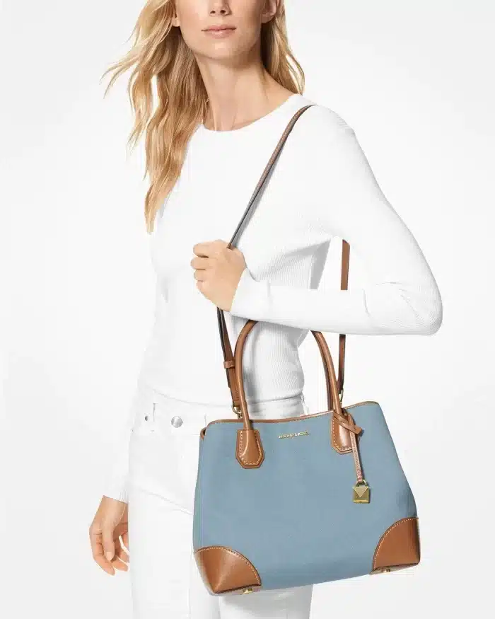 MICHAEL Michael Kors Mercer Gallery Canvas Center Zip Tote