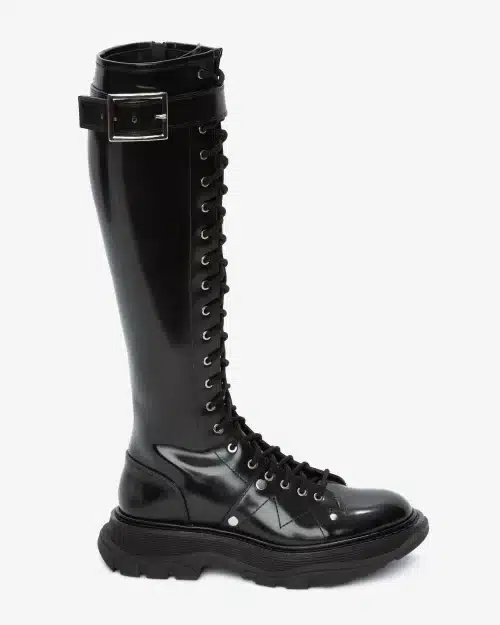 Alexander Mcqueen Tread Lace Up Boot