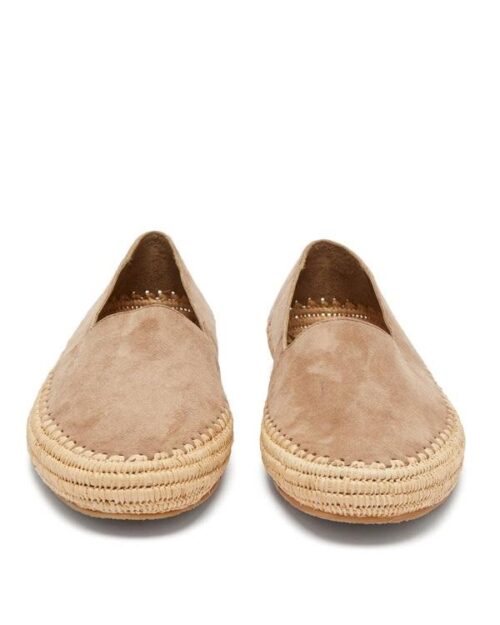 Casablanca 1942 Men's Diego Suede And Raffia Espadrilles
