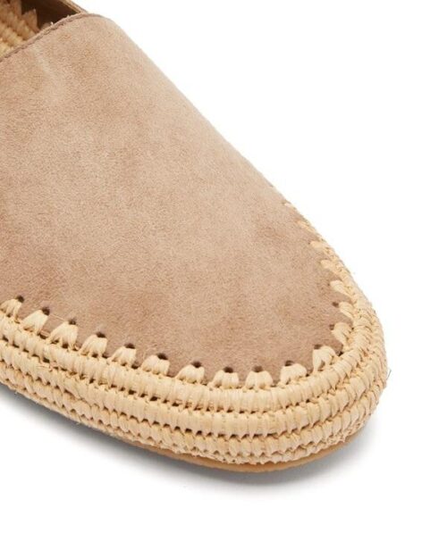 Casablanca 1942 Men's Diego Suede And Raffia Espadrilles