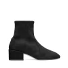 Stuart Weitzman The Allie Velvet Bootie, Black