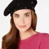 INC International Concepts Jewel-Embellished Beret Hat, Purple