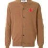 Comme Des Garçons Play Logo-Embellished Cardigan