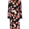 Marni Abstract-Print Long-Sleeve Dress