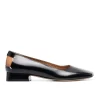 Maison Margiela Black Square-Toe Ballerina Shoes