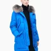 Army By Yves Salomon Doudoune Down Jacket, Blue