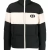 Emporio Armani Men's Blue Logo-Embroidered Puffer Jacket