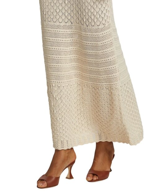 Ba & Sh Jena Cotton Knit Midi-Skirt