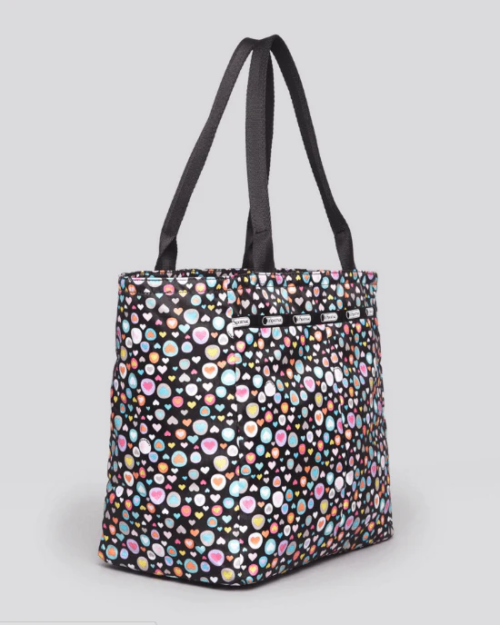 LeSportsac. Black Tote Everygirl Printed-LESPORTSAC-Fashionbarn shop