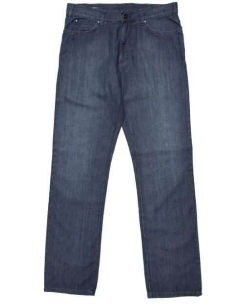 Zegna Sport Men’s Fashion Blue Wash Lightweight Denim Jeans - Fashionbarn shop