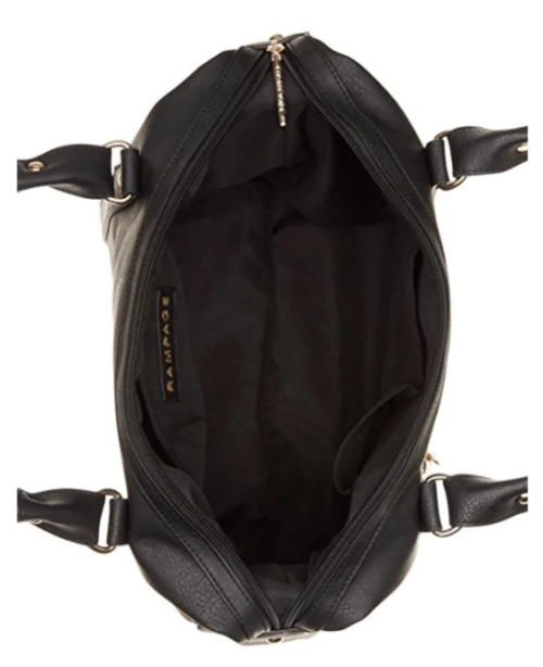 Rampage Triple Zip Satchel Gunmetal - Fashionbarn shop - 3