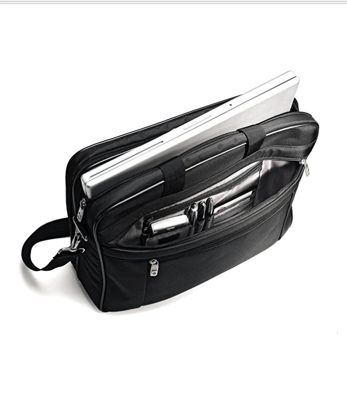 Samsonite Classic Two Gusset Toploader Laptop Briefcase  Apps   Save