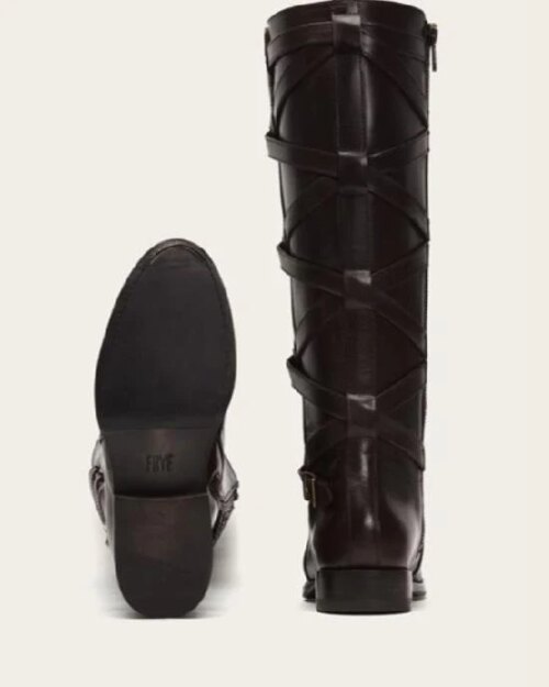 FRYE Women's Jordan Strappy Tall Riding Boot