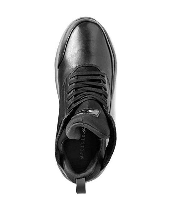 Article Number Nº 1115-0135 in black Men's Mid-cut Sneakers Shoes