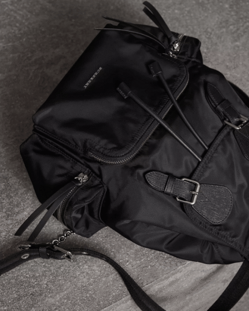 Burberry Medium Rucksack in Technical Nylon and Leather