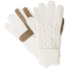 Isotoner Signature Solid Triple Cable Knit Palm SmarTouch Tech Gloves, One Size