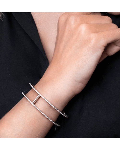 Apm Monaco Silver Cuff