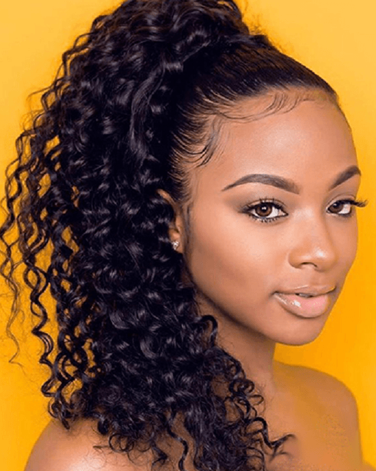 Cranberry Brazilian Hair Water Wave Bundles With 4 Bundles Closure