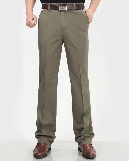 Men's Classic Fit Stretch Cotton Dress Pants