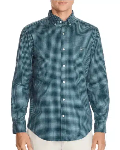 Pin Oak Tucker Gingham Classic Fit Button-Down Shirt