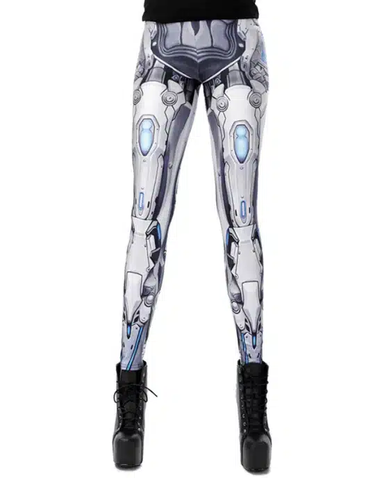 Women's Robot 3D Print Leggings