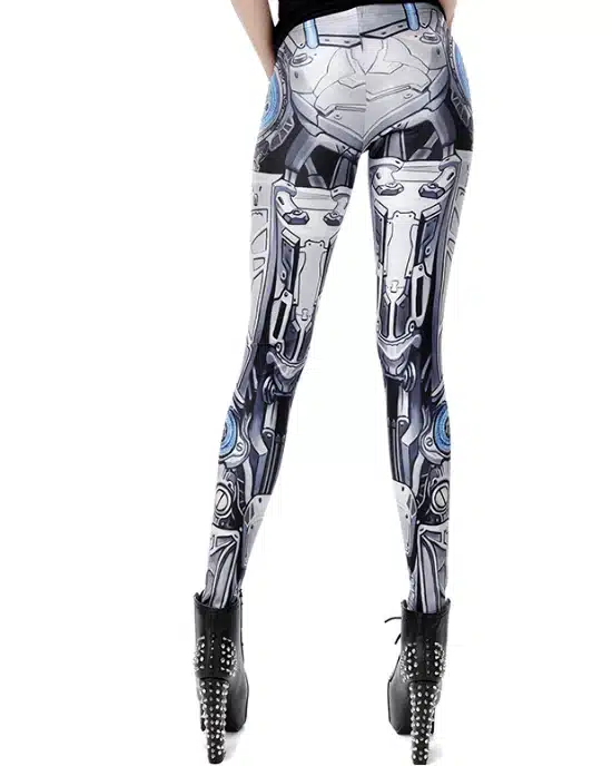 Women's Robot 3D Print Leggings