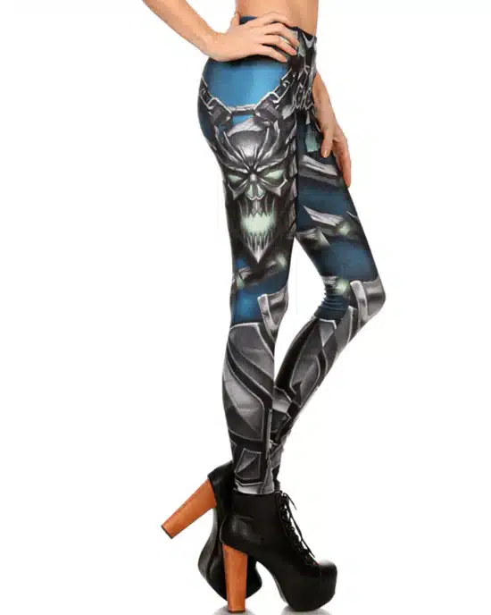 Women's Robot 3D Print Leggings