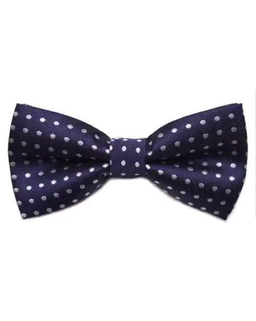 Men's Pindot Silk Pre-Tied Bow Tie