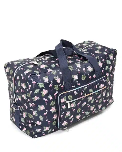 Multicolor Animal Graphic Print Foldable Large Travel Bag