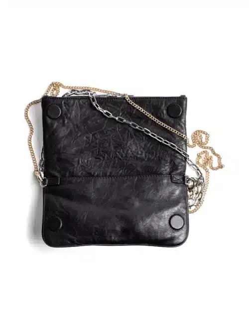 Zadig & Voltaire Rocky ZV Studded Leather Clutch