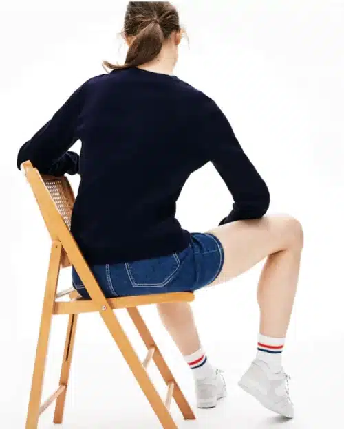 Lacoste LIVE Crew Neck Cotton Cardigan