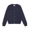 Lacoste LIVE Crew Neck Cotton Cardigan