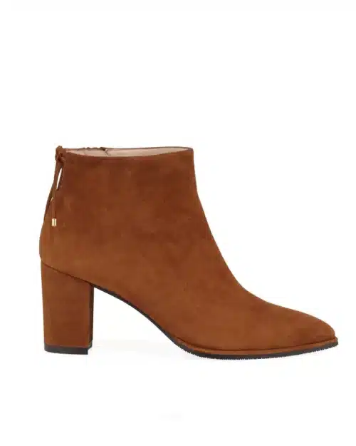 Stuart Weitzman Lofty Suede Pointed-Toe Booties