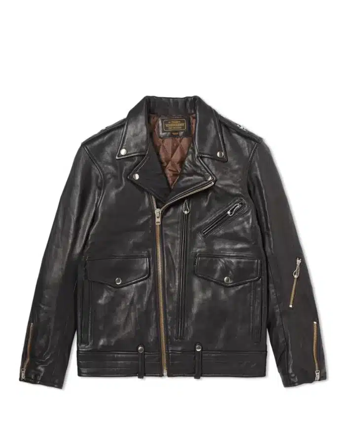 Neighborhood Men's  Gride Leather Jacket