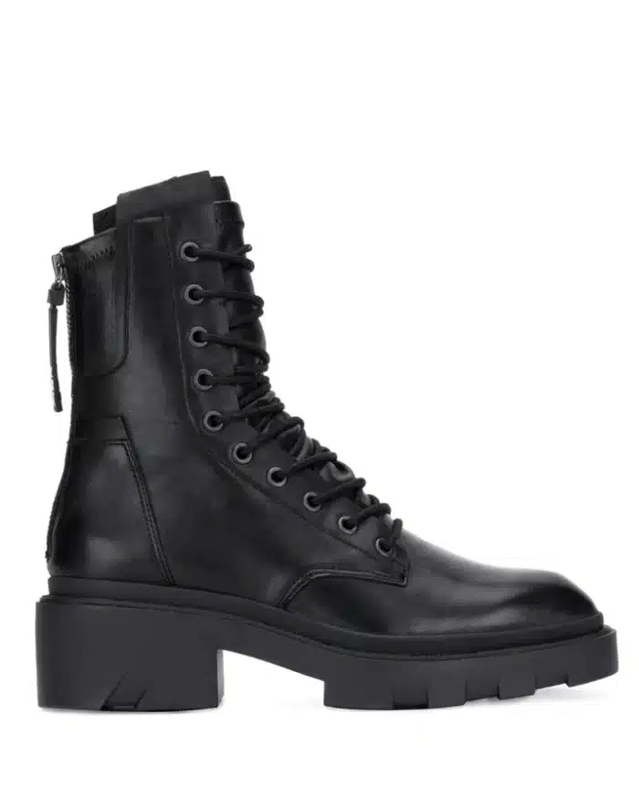 Ash Lace-Up Combat Boots
