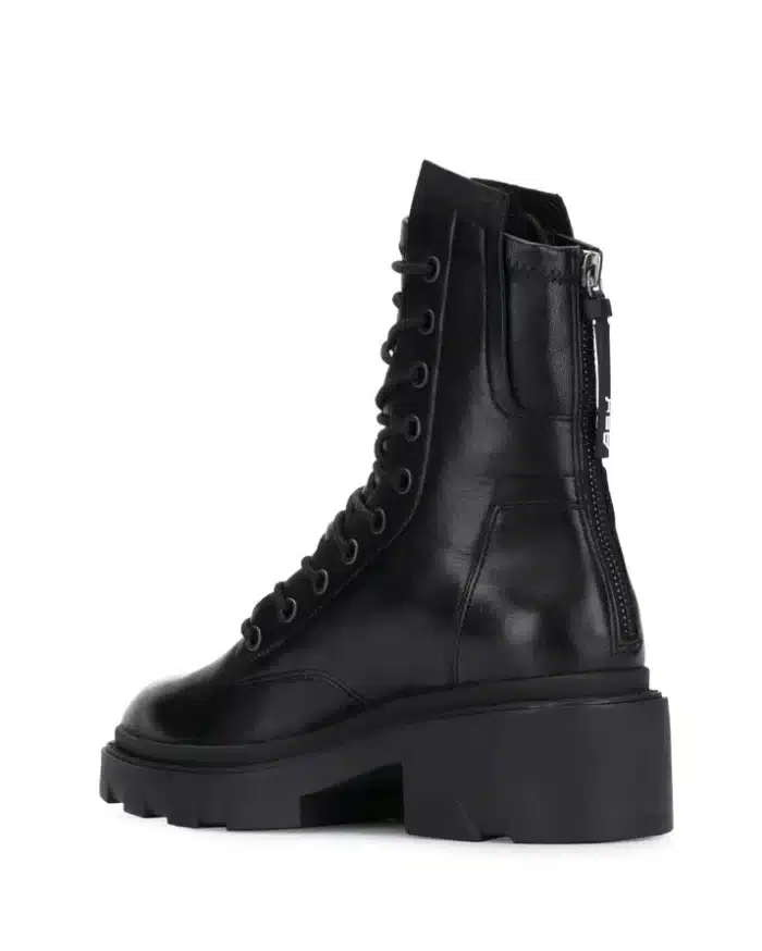 Ash Lace-Up Combat Boots