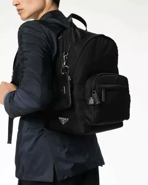 Prada Black Nylon Montagna Backpack