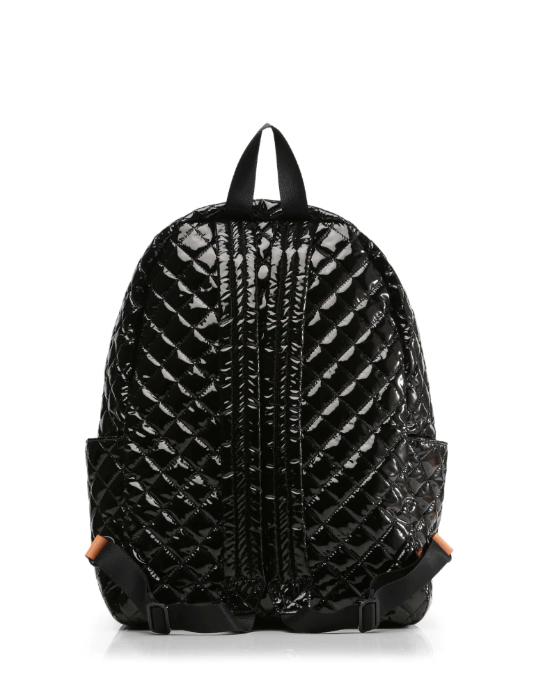 MZ Wallace Black Lacquer Metro Backpack