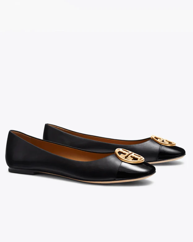 Tory Burch Chelsea Cap-Toe Ballet Flat