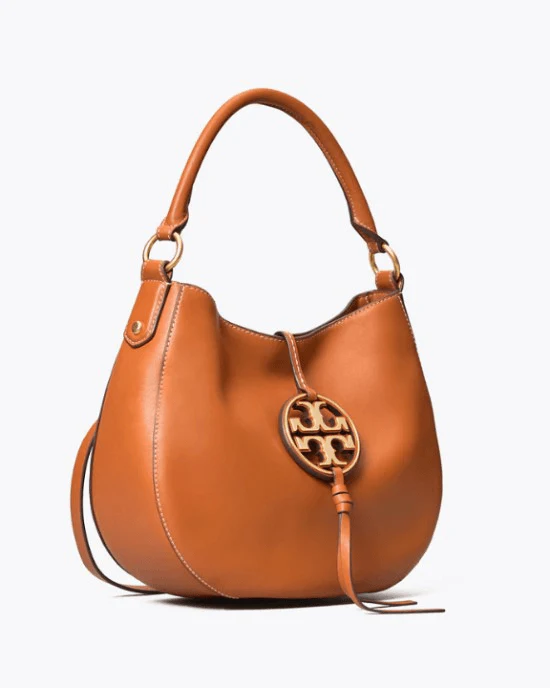 Tory Burch Miller Metal-Logo Mini Hobo