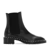 Stuart Weitzman Black Leather 25mm Ashlyn Beatle Boots