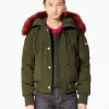 Kenzo Short Parka Jacket With Hood