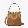 Tory Burch T Monogram Leather Bucket Bag