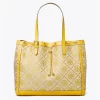 Tory Burch T Monogram Jacquard Tote Bag, Goldfinch