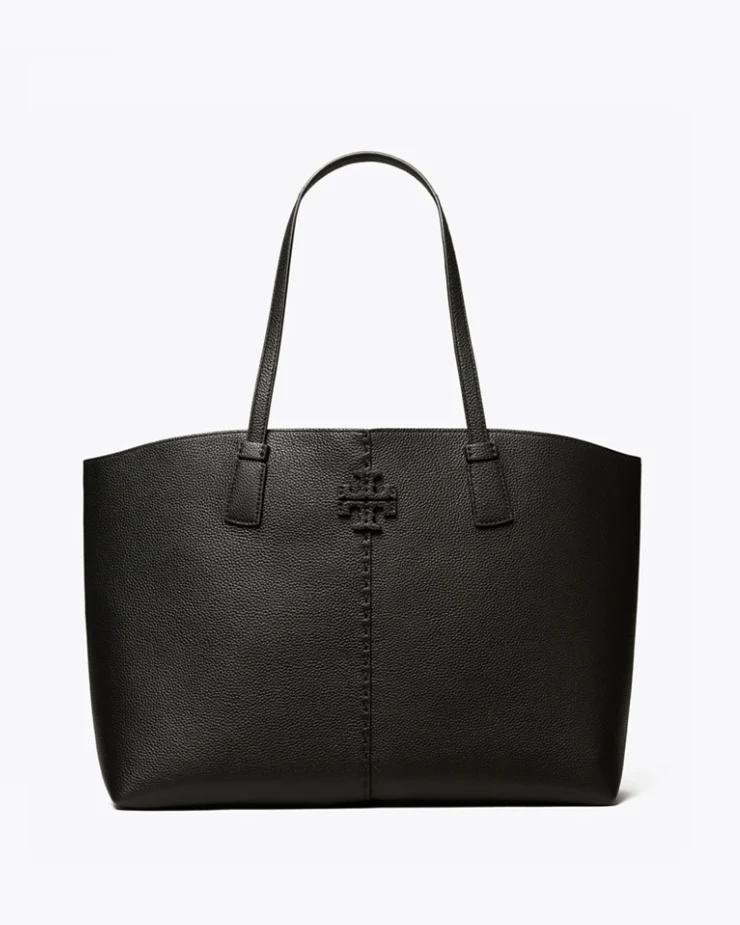 Tory Burch Mcgraw Tote Bag, Black