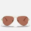 Ray Ban Rb3689 Metal Ii Aviator Sunglasses